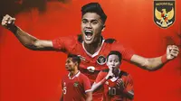 Timnas Indonesia U-23 - Rizky Ridho, Beckham Putra, Ramadhan Sananta (Bola.com/Adreanus Titus)
