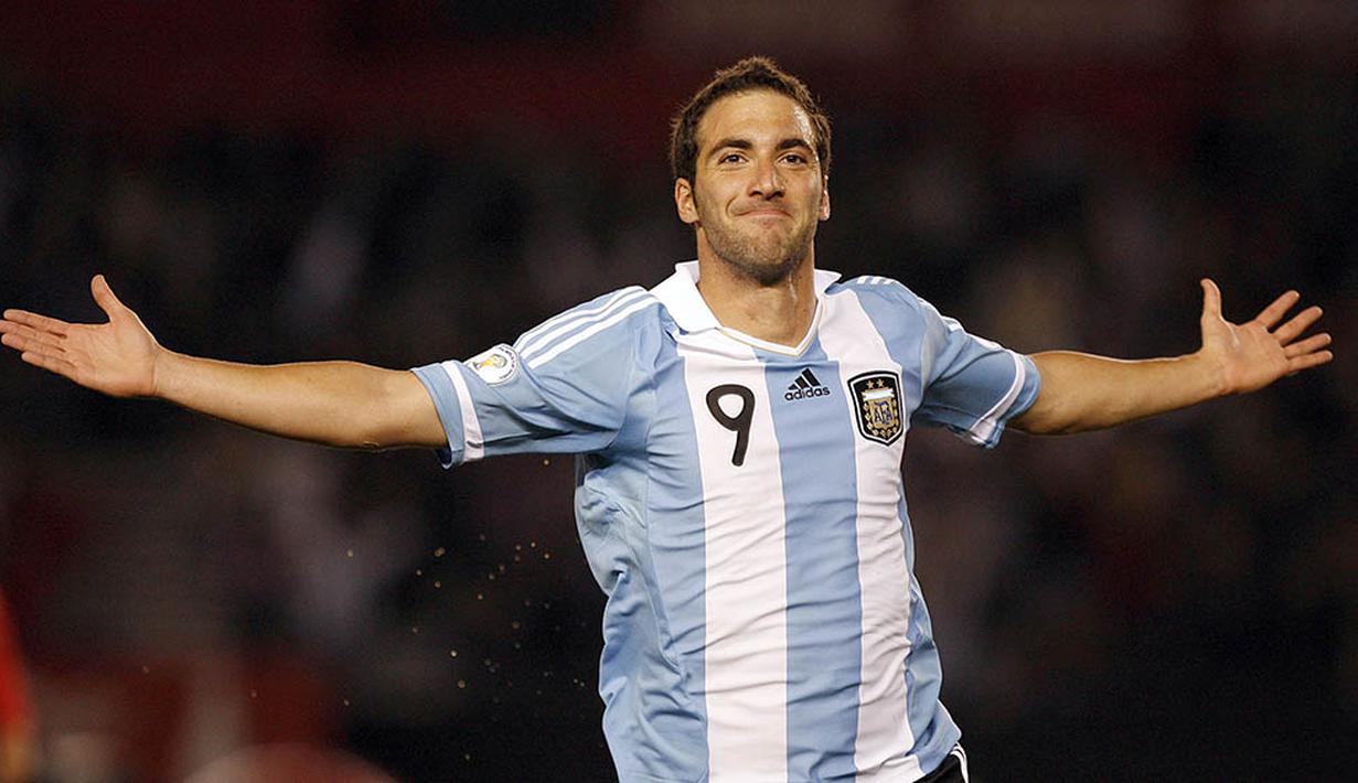 Dirinya berhasil mencetak sebanyak 25 gol untuk tim Tango. (AFP/Maxi Failla)