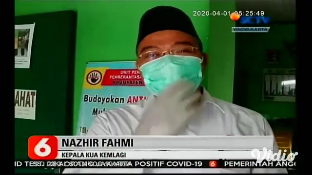 VIDEO: Kemenag Mojokerto Wajibkan Pasangan Pakai APD Saat Ijab Kabul