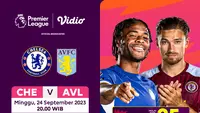 Link Live Streaming Chelsea Vs Aston Villa di Vidio, 24 September 2023. (Sumber: dok. vidio.com)