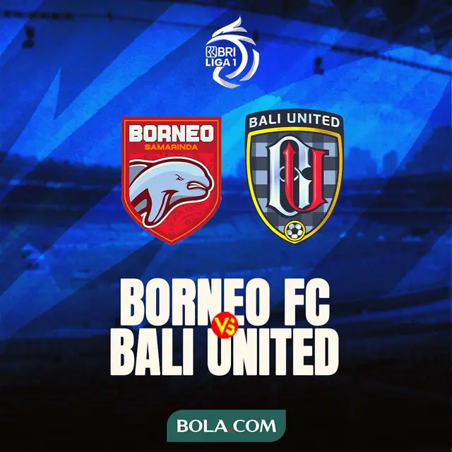 BRI Liga 1- Borneo FC Vs Bali United