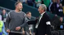 Menurut laporan Mundo Deportivo, Flick menghadapi hukuman setidaknya skorsing dua pertandingan karena kartu merah tersebut. Flick baru akan mengetahui nasibnya setelah Komite Disiplin RFEF mengambil keputusan pada pekan depan. (AFP/Cristina Quicler)