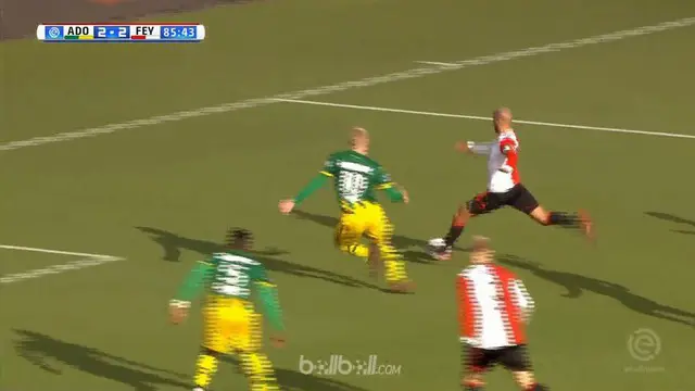 Berita video highlights Eredivisie 2017-2018 antara ADO Den Haag melawan Feyenoord dengan skor 2-2. This video presented by BallBall.