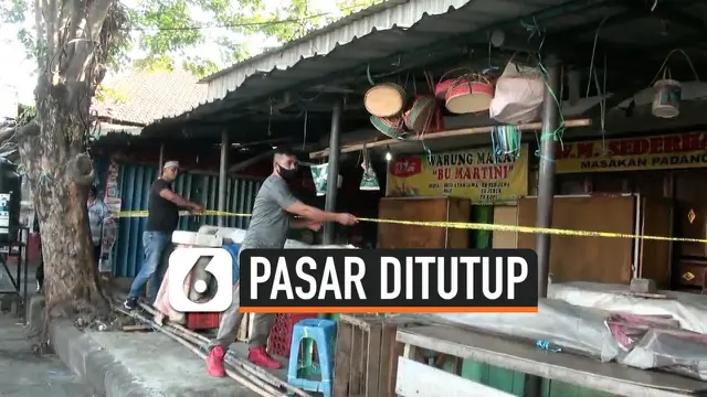 VIDEO: 17 Pedagang Reaktif, Pasar Jatingaleh Semarang Ditutup
