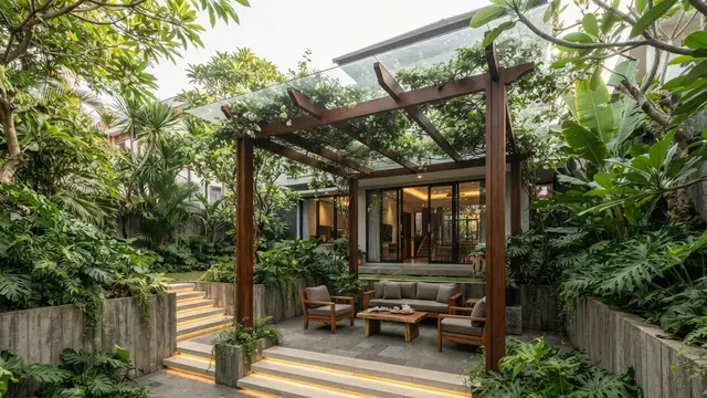 Model Sunken Garden yang Sedang Naik Daun di Pinterest
