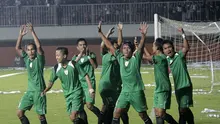 DIGAGAS - Turnamen segitiga digagas di Sleman. Turnamen yang diikuti tiga tim ini diharapkan mengisi kekosongan kompetisi yang ditiadakan musim ini. (Bola.com/Vincencius Sawarno)