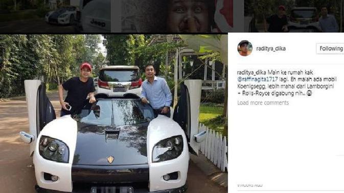 Badan Pajak Buru Mobil Raffi Ahmad, Ini Deretan Mobilnya 