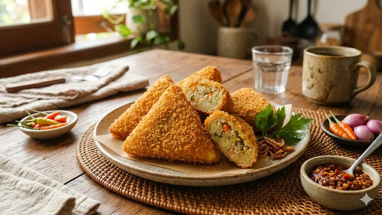 Resep Kroket Roti Tawar Isi Kentang, Camilan Gurih dan Renyah Favorit Keluarga