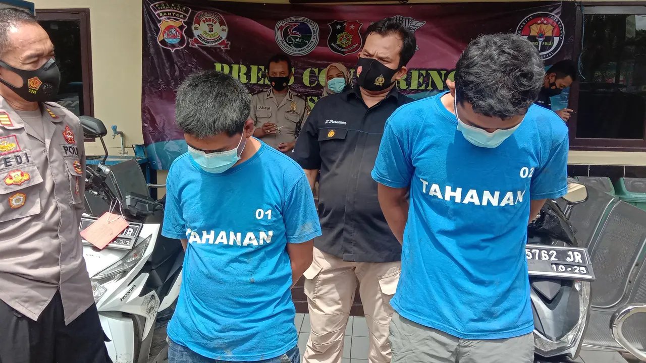 Buruh Alih Profesi Jadi Pelaku Curanmor Di Tangkap Polisi. (Jumat, 29/01/2021). (Yandhi Deslatama).