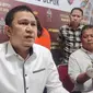 Kasat Reskrim Polres Metro Depok, Kompol Hadi Kristanto menjelaskan terkait penculikan anak. (Liputan6.com/Dicky Agung Prihanto)