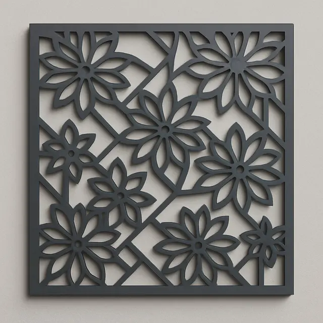 Angin-Angin Pola Bunga Geometris
