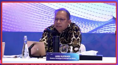Direktur PT Telkom Indonesia Tbk (TLKM), Heri Supriadi, Jumat (27/5/2022) (Foto: tangkapan layar/Pipit I.R)