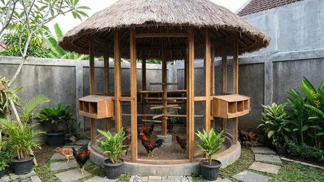Desain Kandang Ayam Mini