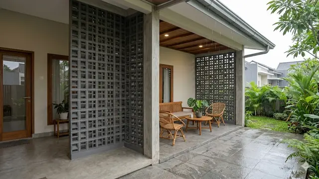 10 Model Roster Anti Tampias untuk Teras Rumah, Estetik dan Tetap Sejuk