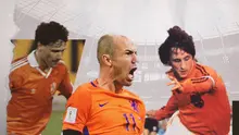 Marco van Basten, Johan Cruyff dan Arjen Robben. (Bola.com/Dody Iryawan)