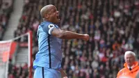 Bek Manchester City asal Belgia, Vincent Kompany. (AFP/Glyn Kirk)