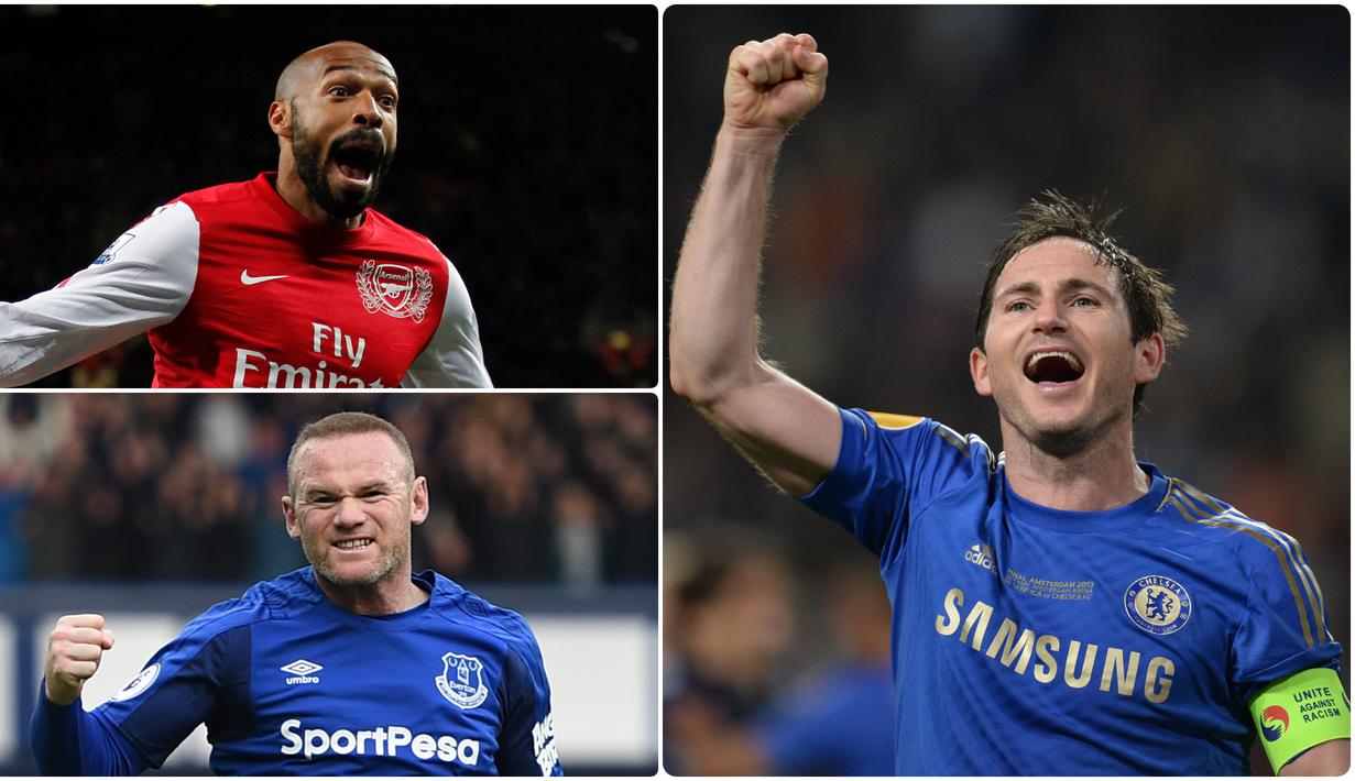 Premier League banyak dihuni oleh pemain-pemain bintang, beberapa diantara mereka mejadi pencetak gol terbanyak dalam sejarah kompetisi Premier League. Berikut pemain yang menjadi top skor dalam sejarah Premier League. (kolase foto AFP)