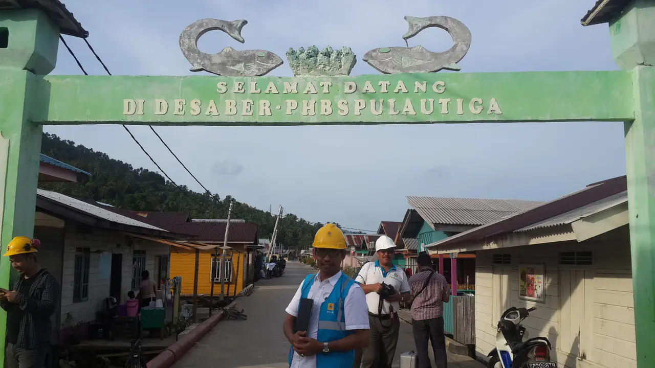 Pulau Tiga, Natuna Kepulauan Riau yang akan segera nikmati listrik PLN (Foto: Wicak/Liputan6.com)