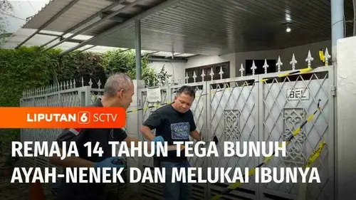 VIDEO: Remaja 14 Tahun Pembunuh Ayah dan Nenek di Cilandak Resmi Jadi Tersangka