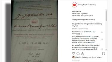 Undangan Tersebar Sederet Fakta Rencana Pernikahan Ammar Zoni Dan Irish Bella News Entertainment Fimela Com
