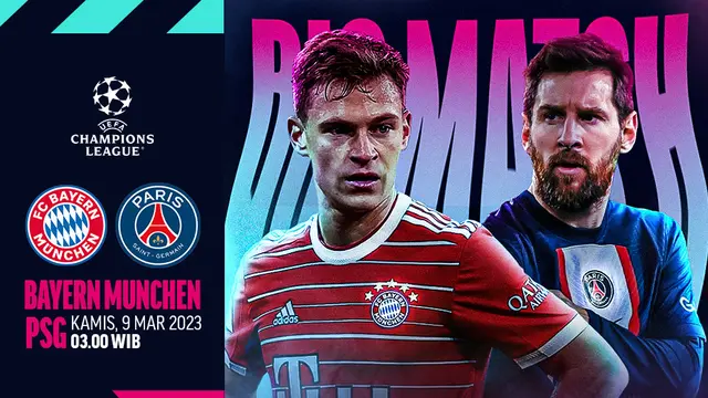 Link Live Streaming Liga Champions : Bayern Vs PSG di Vidio, 9 Maret 2023