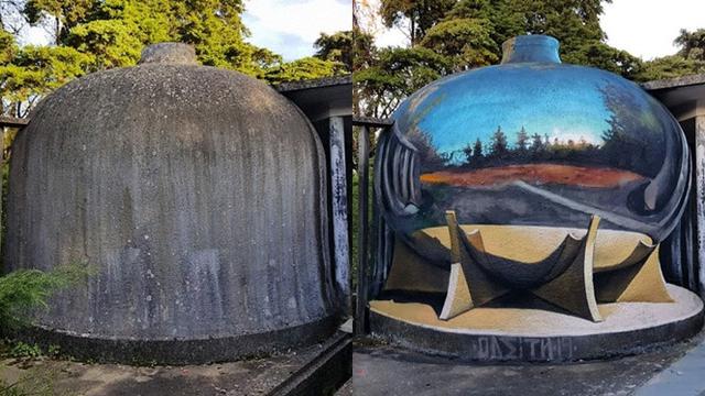 Pria Ini Buat Graffiti 3D, 7 Hasilnya Mengagumkan