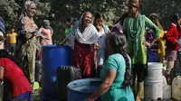 Lebih dari 10 juta orang di ibukota India, kekurangan air. (Reuters)