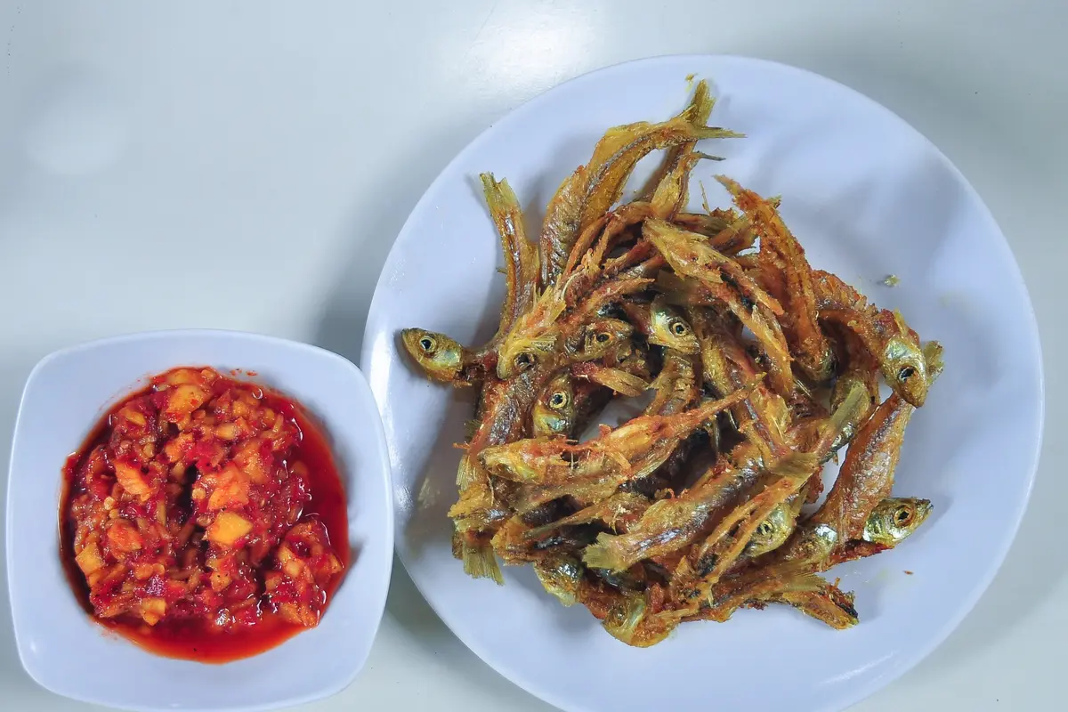ikan seluang krispi