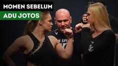 Dua petarung biasanya harus melalui timbang berat badan sebelum menjalani pertandingan.