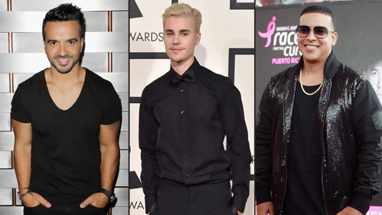 [Bintang] Justin Bieber, Luis Fonsi and Daddy Yankee