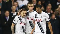 Tottenham Hotspur maju ke babak 16 besar setelah menjungkalkan ACF Fiorentina.   (Reuters / Matthew Childs)