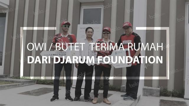 Tontowi / Liliyana Terima Hadiah Rumah dari Djarum Foundation
