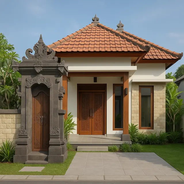 Model Rumah Type 36 Gaya Tradisional Modern
