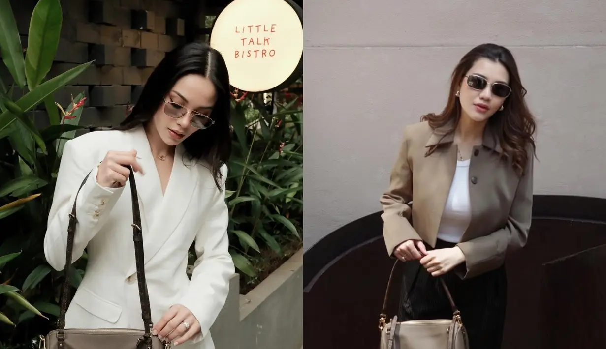Alyssa Daguise dan Aaliyah Massaid pamer OOTD dengan tas Louis Vuitton seharga Rp78jutaan. Pakai tas branded yang sama, keduanya tampil dengan busana yang kontras sebagai inspirasi outfit ngantor [@alyssadaguise @aaliyah.massaid]