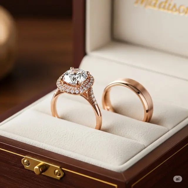 Model Cincin Nikah Mewah. Foto: Gemini