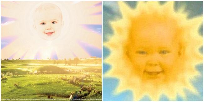 Bayi matahari yang baru (kiri) dan yang lama (kanan). | Foto: copyright dailymail.co.uk