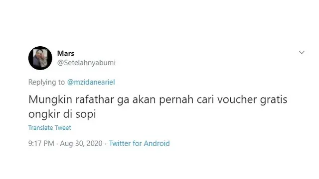 Komentar kocak warganet soal logo RANS di badan pesawat