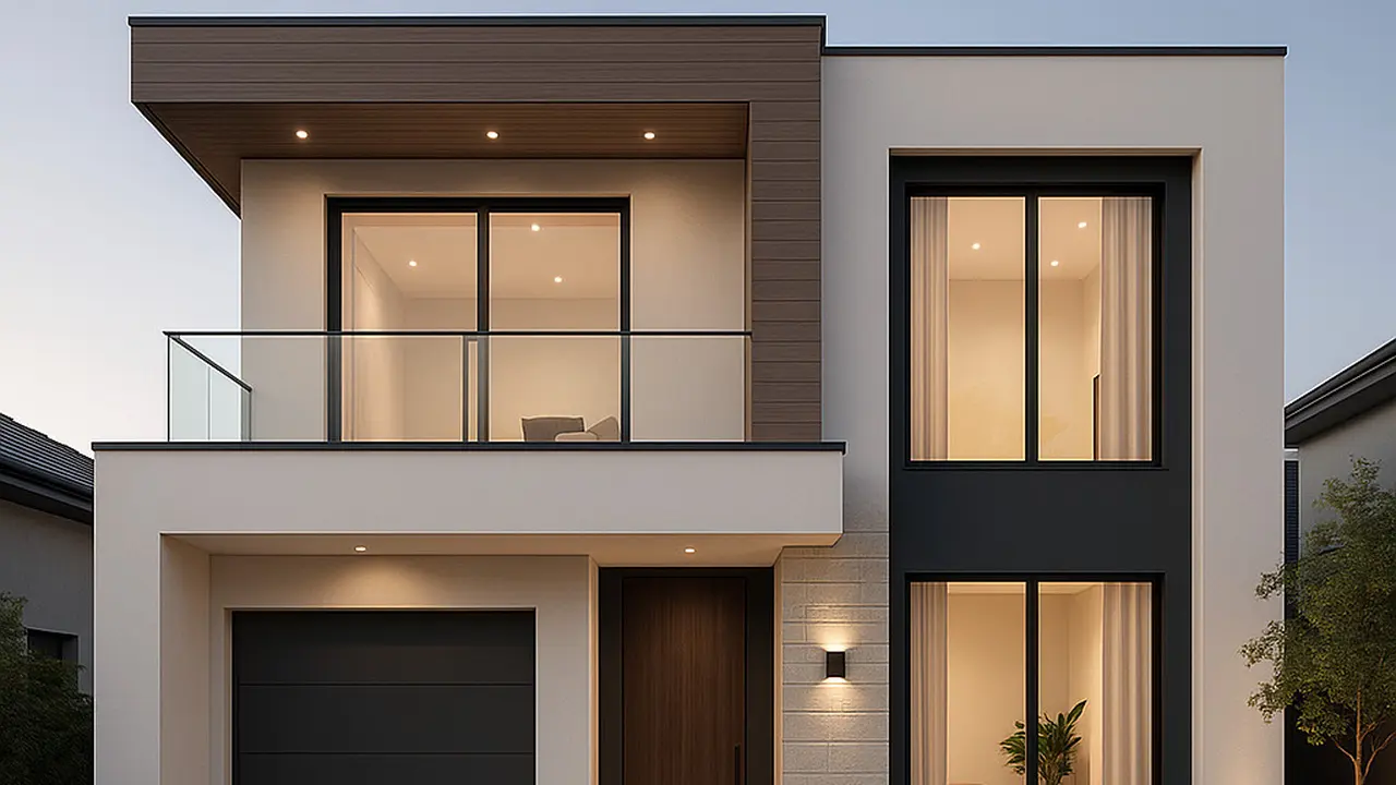 Desain Rumah 2 Lantai Minimalis dengan Sentuhan Elegan Modern