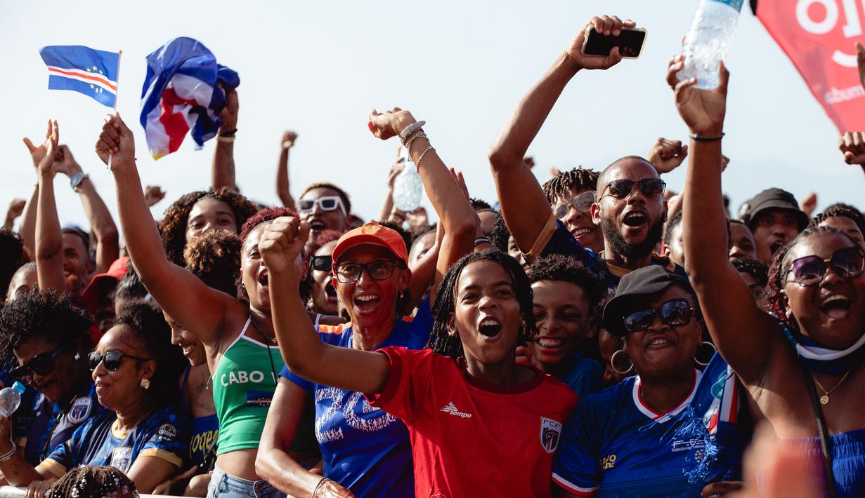 Cape Verde dipastikan lolos Piala Dunia 2026 setelah mengalahkan Eswatini 3-0 di matchday 10 Grup D Kualifikasi Piala Dunia 2026 zona Afrika. (AFP/Queila Fernandes)
