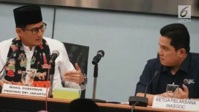 Persahabatan Erick Thohir dan Sandiaga