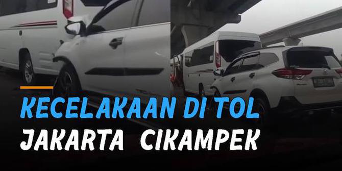 VIDEO: Tabrakan Beruntun, Kecelakaan Terjadi Di Tol Jakarta-Cikampek