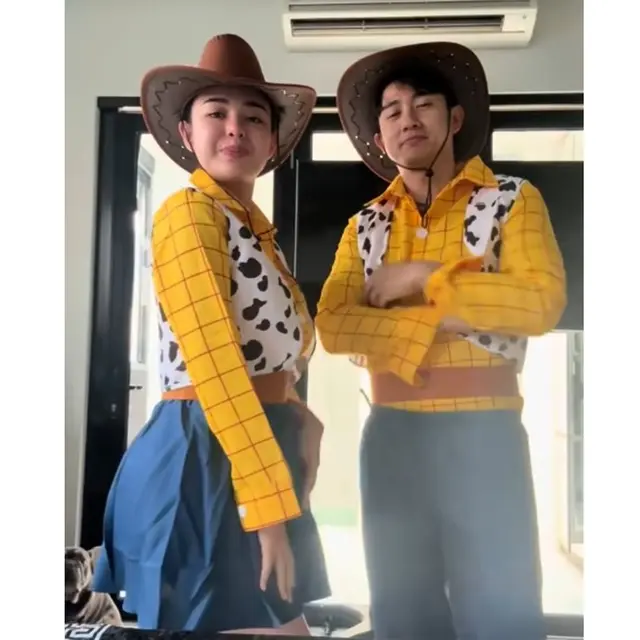 6 Potret Amanda Manopo Cosplay Halloween Beragam Karakter, Kocak Bareng Kenny Austin