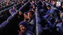 Peserta Emtek Goes To Campus (EGTC) 2018 memadati Auditorium Kampus Timur, Universitas Kristen Petra, Surabaya, Rabu (14/11). Gelaran EGTC ini juga akan menjadi ajang berbagi pengetahuan antar praktisi untuk para mahasiwa. (Liputan6.com/Faizal Fanani)