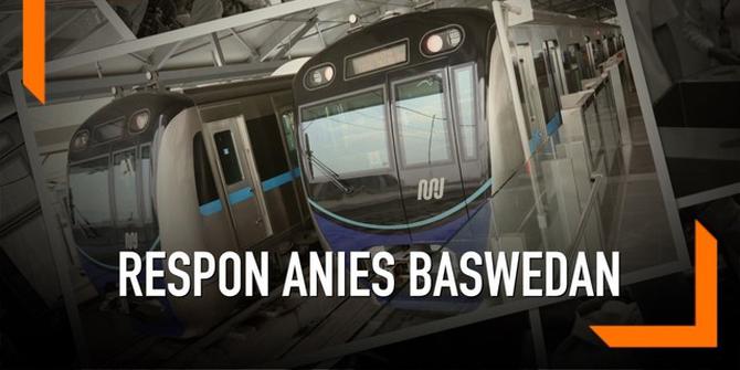 VIDEO: Viral Tingkah Penumpang MRT, Ini Respons Anies Baswedan