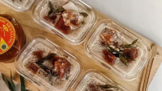 Resep kue keranjang kukus Imlek. (dok. Cookpad @eyangbima)