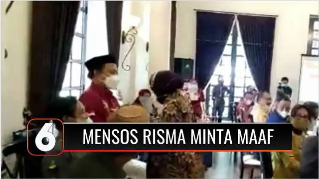 Menteri Sosial Tri Rismaharini meminta maaf kepada Gubernur Gorontalo Rusli Habibie setelah bersikap emosional kepada seorang petugas Program Keluarga Harapan. Rusli juga menyatakan persoalan ini sudah selesai dan meminta agar tidak digiring ke masal...