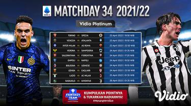 Jadwal lengkap dan Streaming Serie A Pekan Ini di Vidio 23-26 April (Dok.Vidio)