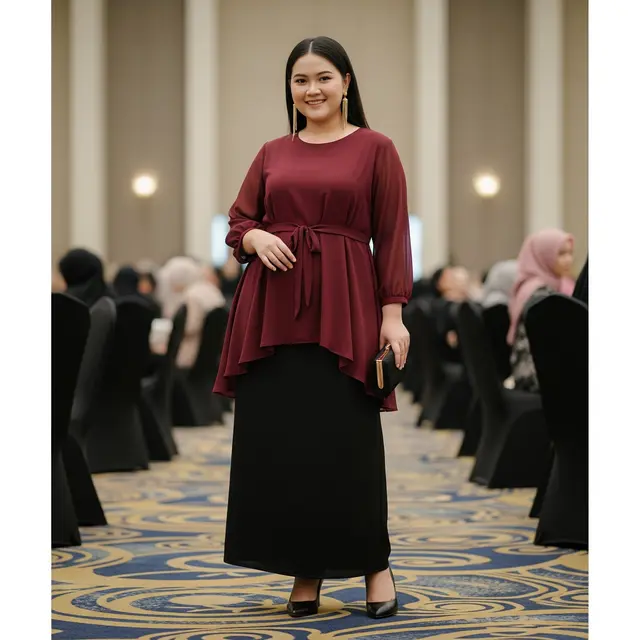Baju Kondangan untuk Wanita Gemuk. Foto: Gemini