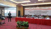 Kegiatan Monitoring dan Evaluasi Implementasi Inpres Nomor 2 Tahun 2021 tentang Optimalisasi Pelaksanaan Program Jaminan Sosial Ketenagakerjaan di Provinsi Kalimantan Selatan dan Provinsi Kalimantan Tengah. (Foto: Istimewa)