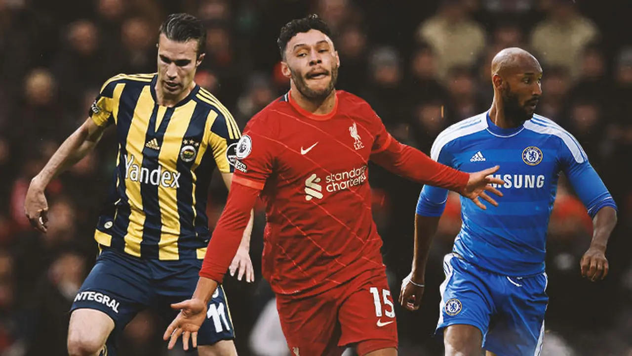 Ilustrasi - Robin Van Persie, Alex Oxlade-Chamberlain, Nicolas Anelka